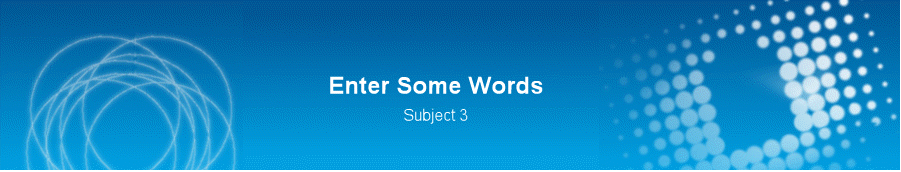 Subject 3